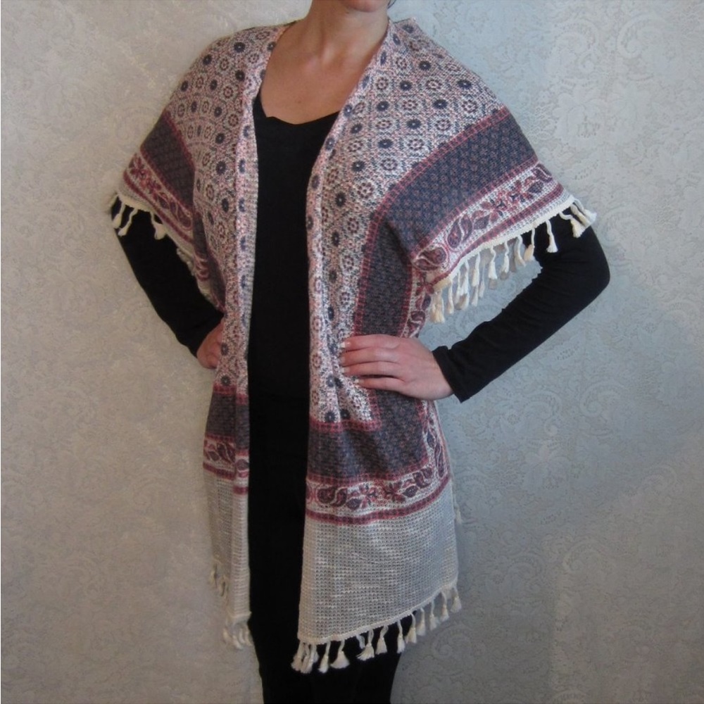 Orange Creek paisley kimono